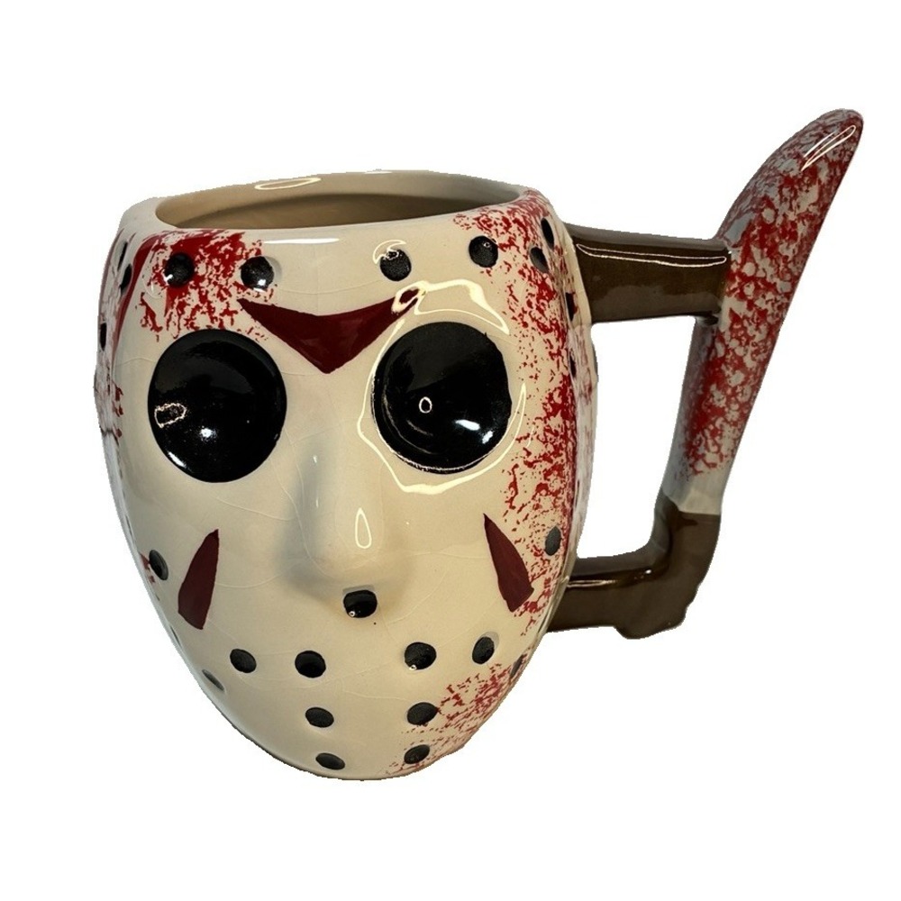 Friday The 13th Jason Voorhees Mask Horror Ceramic Coffee Mug 20 oz FAST SHIP